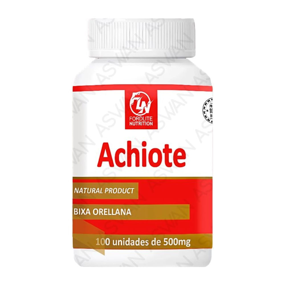 Achiote Bixa Orellana  100 unidades  500mg