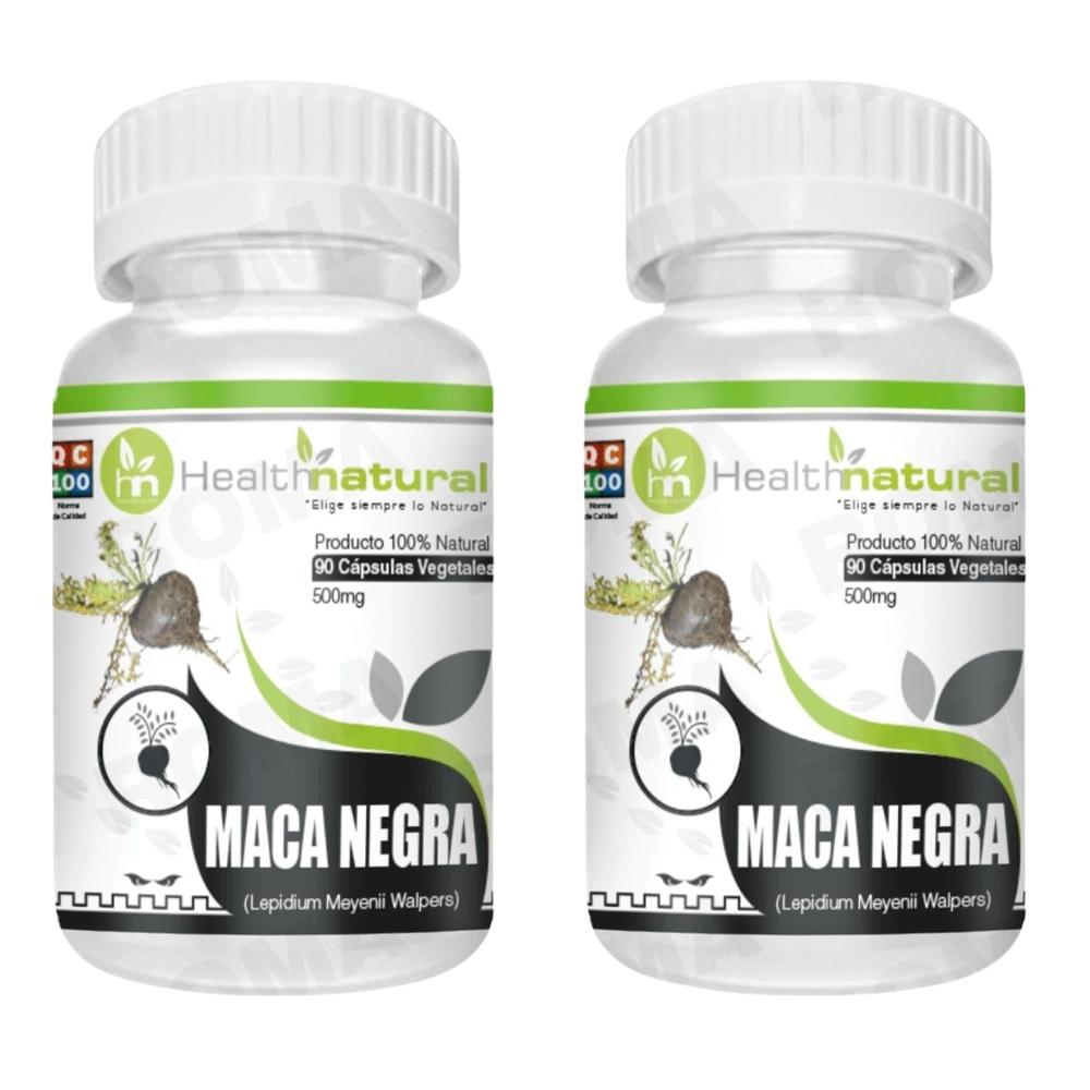PACK 2 MACA NEGRA HEALTHNATURAL 1000MG