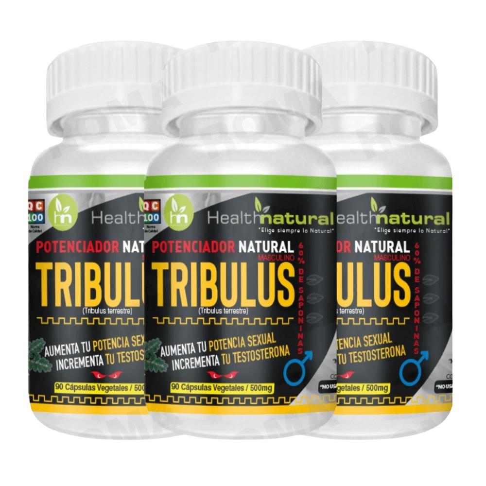 PACK 3 TRIBULUS TERRESTRE HEALTHNATURAL 1500MG