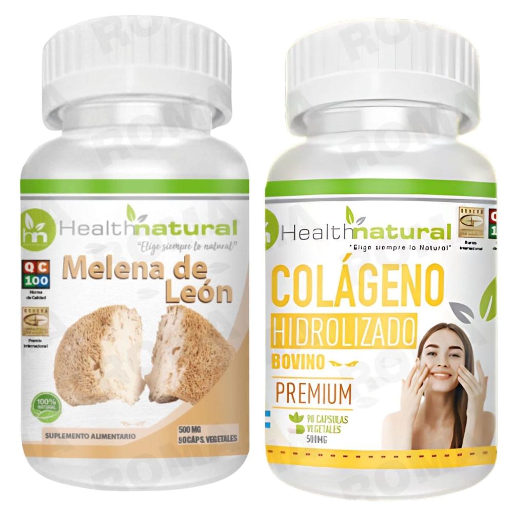 MELENA DE LEÓN HEALTHNATURAL + COLÁGENO HIDROLIZADO HEALTHNATURAL
