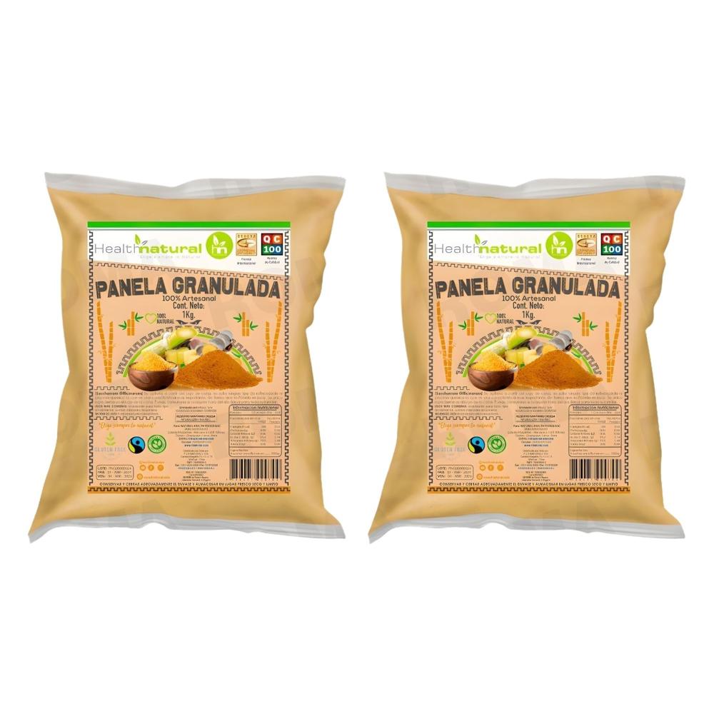 PACK 2 PANELA GRANULADA 1KG HEALTHNATURAL
