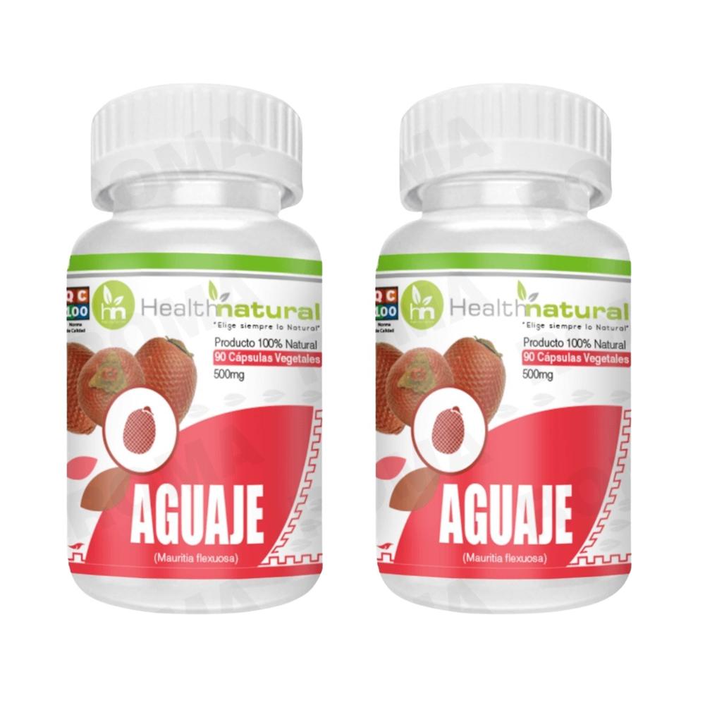 PACK 2 AGUAJE HEALTHNATURAL 1000MG