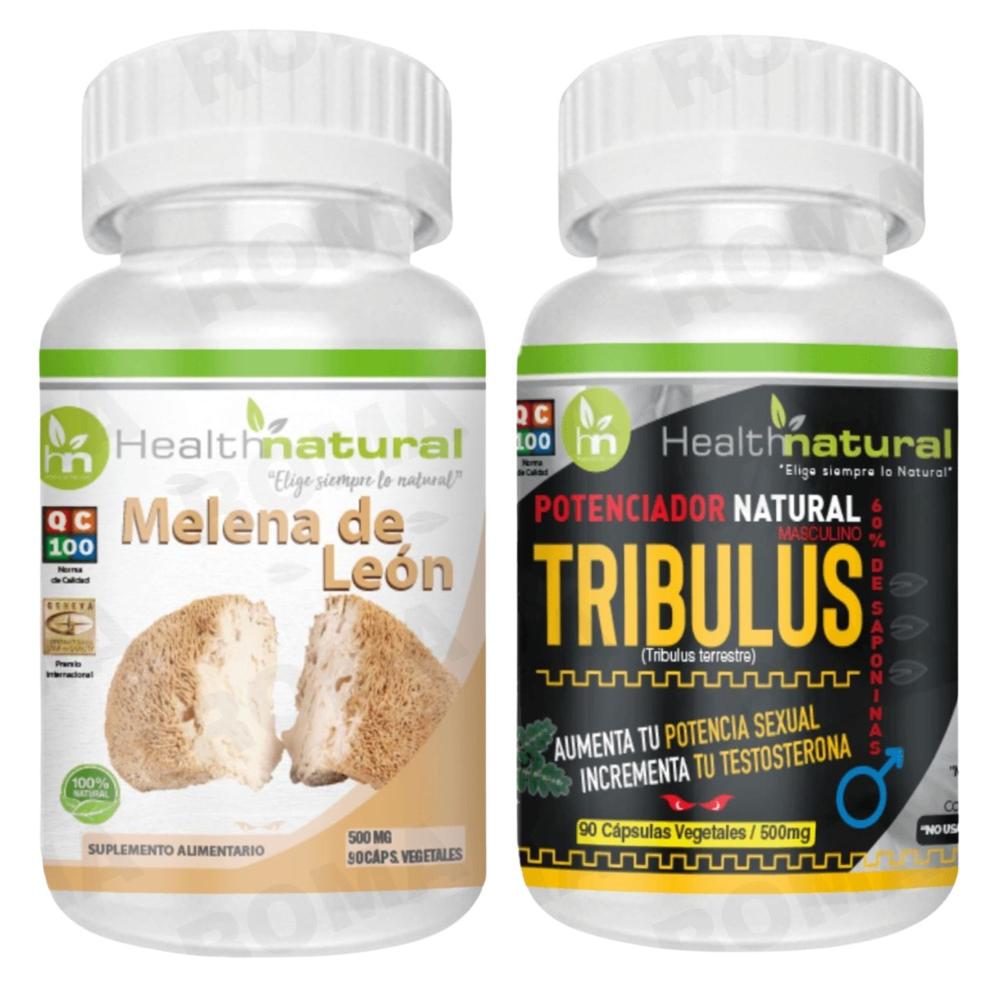 MELENA DE LEÓN HEALTHNATURAL + TRIBULUS TERRESTRE HEALTHNATURAL 500MG