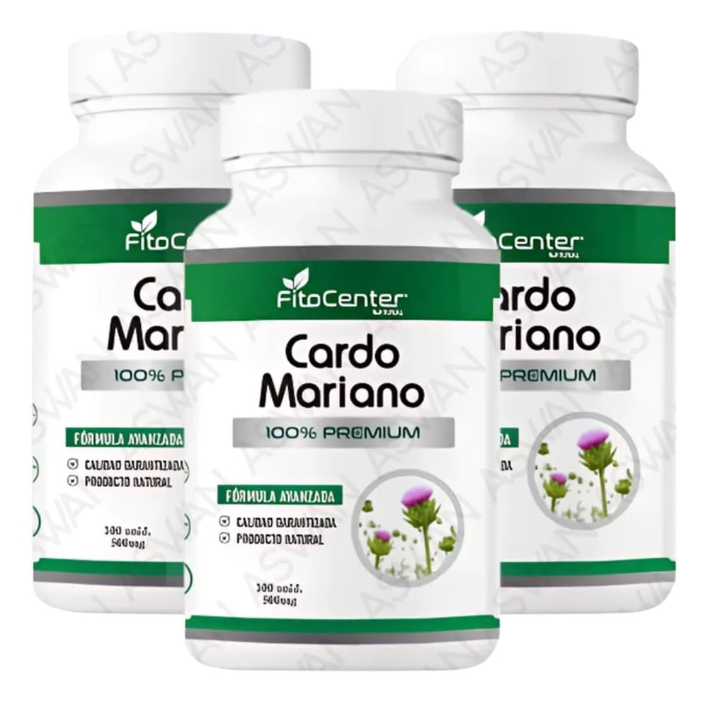 Pack de 3 Cardo Mariano Formula Avanzada 100 unidades 500mg