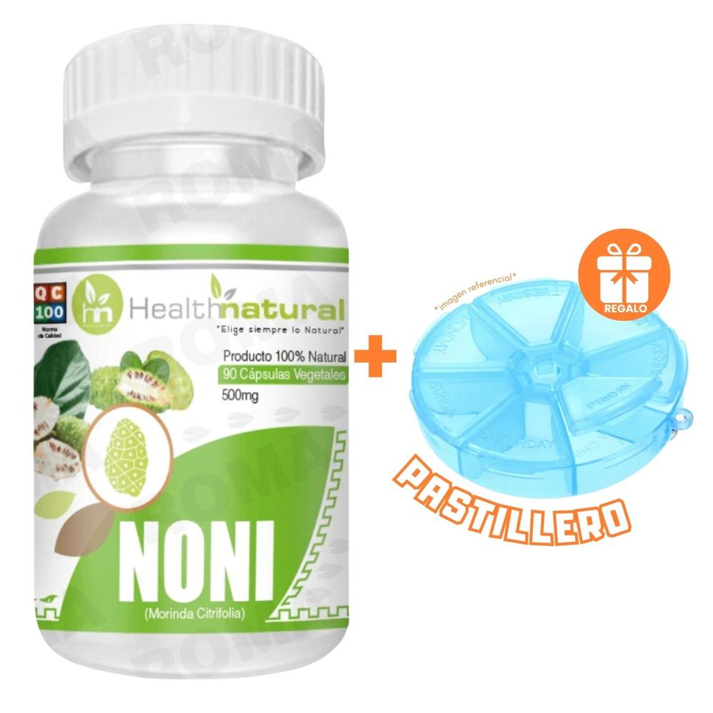 NONI HEALTHNATURAL 500MG + REGALO PASTILLERO