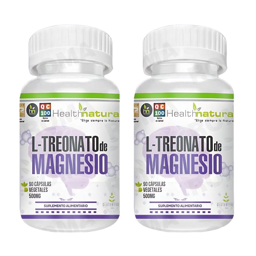 PACK 2 L-TREONATO DE MAGNESIO HEALTHNATURAL 1000MG
