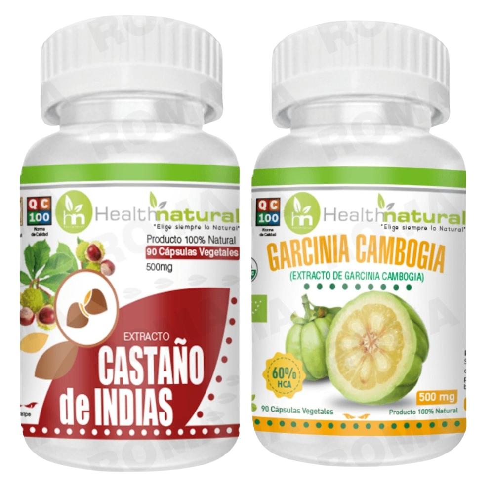 CASTAÑO DE INDIAS HEALTHNATURAL + GARCINIA CAMBOGIA HEALTHNATURAL