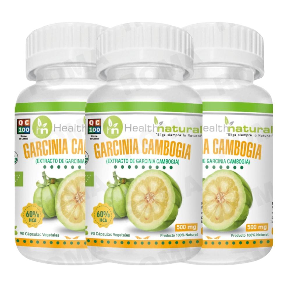 PACK 3 GARCINIA CAMBOGIA HEALTHNATURAL 1500MG