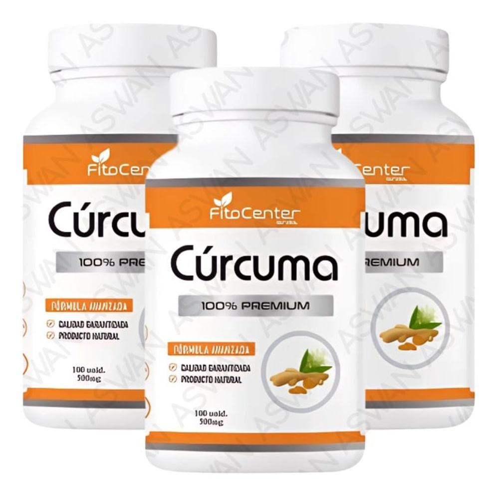 Pack de 3 Cúrcuma Formula Avanzada 100 unidades 500mg