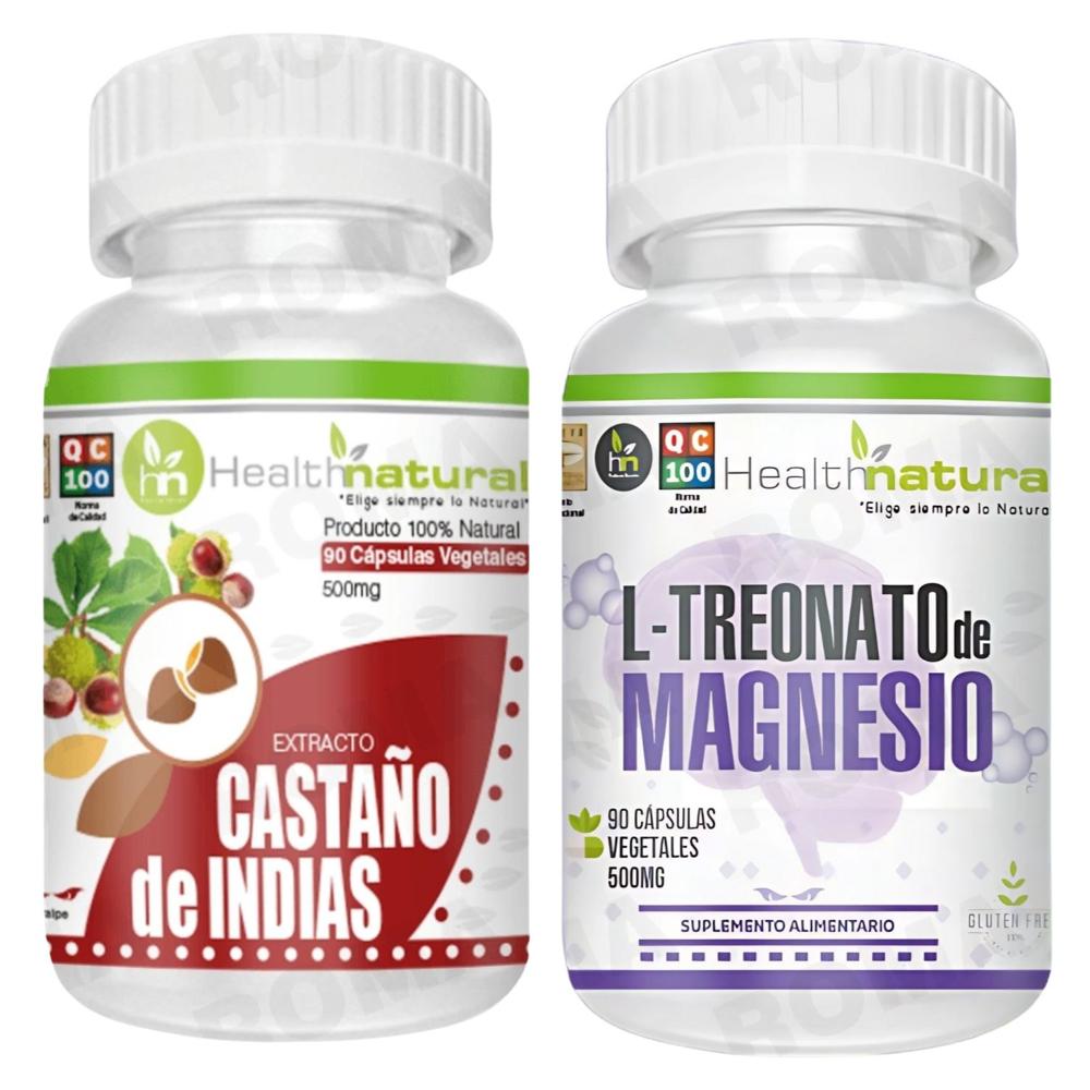 CASTAÑO INDIAS HEALTHNATURAL + L-TREONATO DE MAGNESIO HEALTHNATURAL