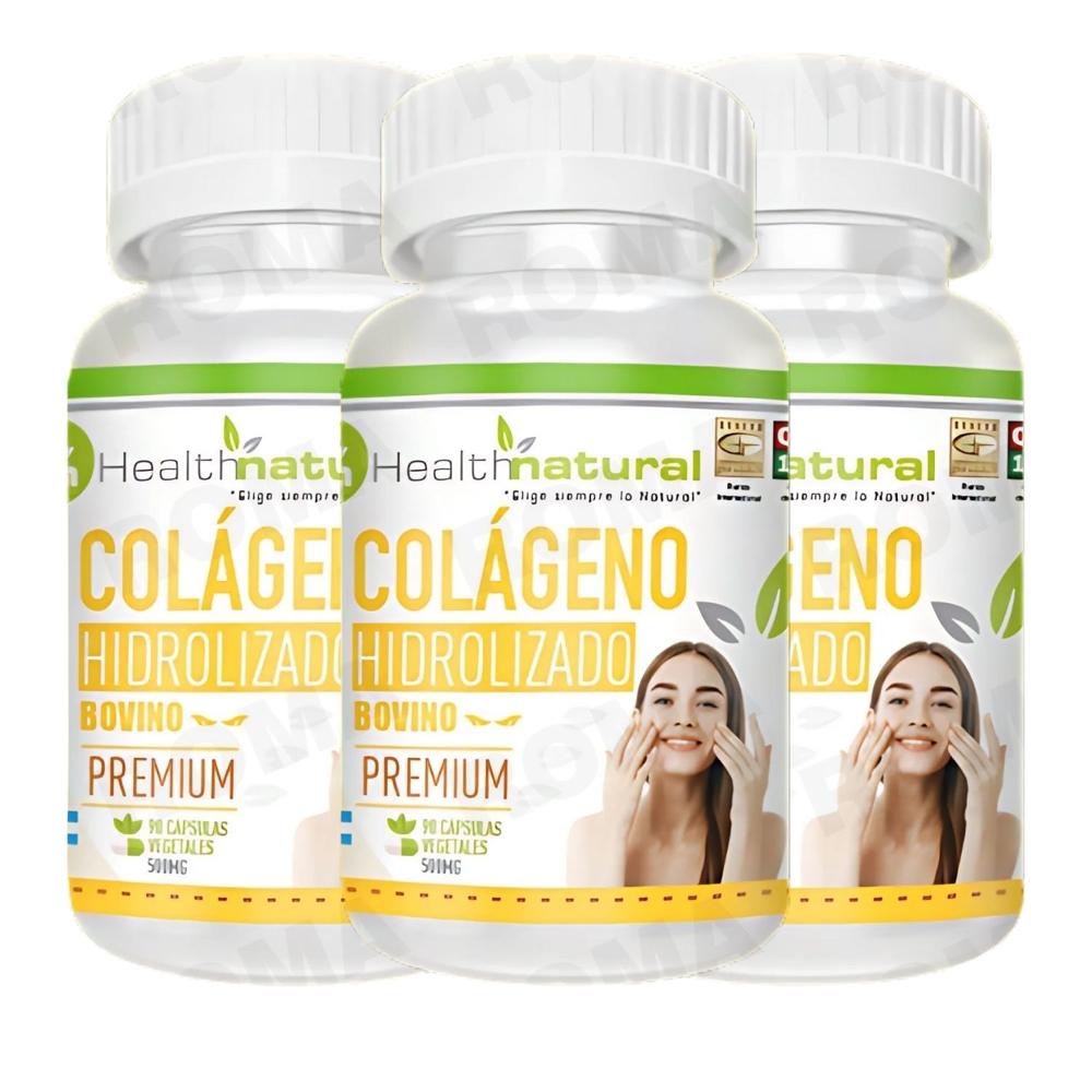 PACK 3 COLÁGENO HIDROLIZADO HEALTHNATURAL 1500MG