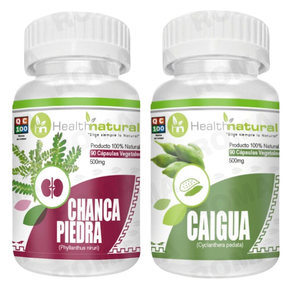 CHANCA PIEDRA HEALTHNATURAL 500MG + CAIGUA HEALTHNATURAL 500MG