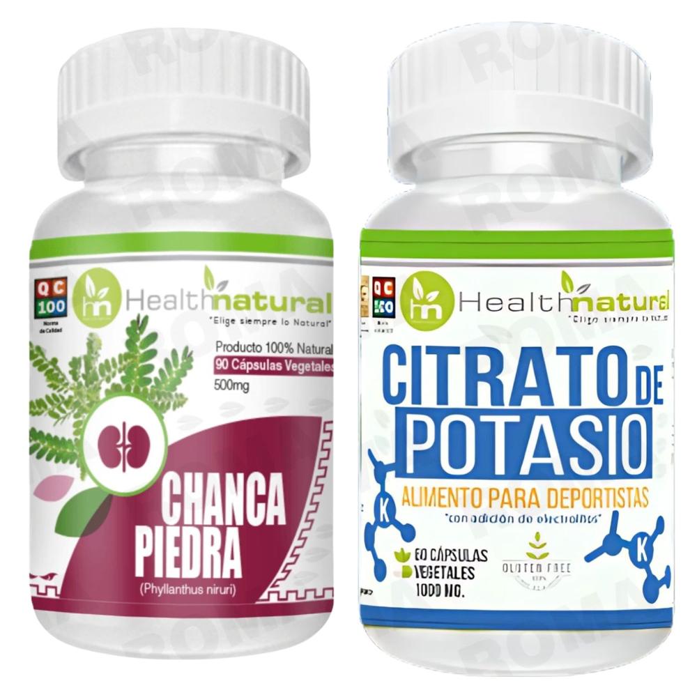 CHANCA PIEDRA HEALTHNATURAL + CITRATO DE POTASIO HEALTHNATURAL 1000MG