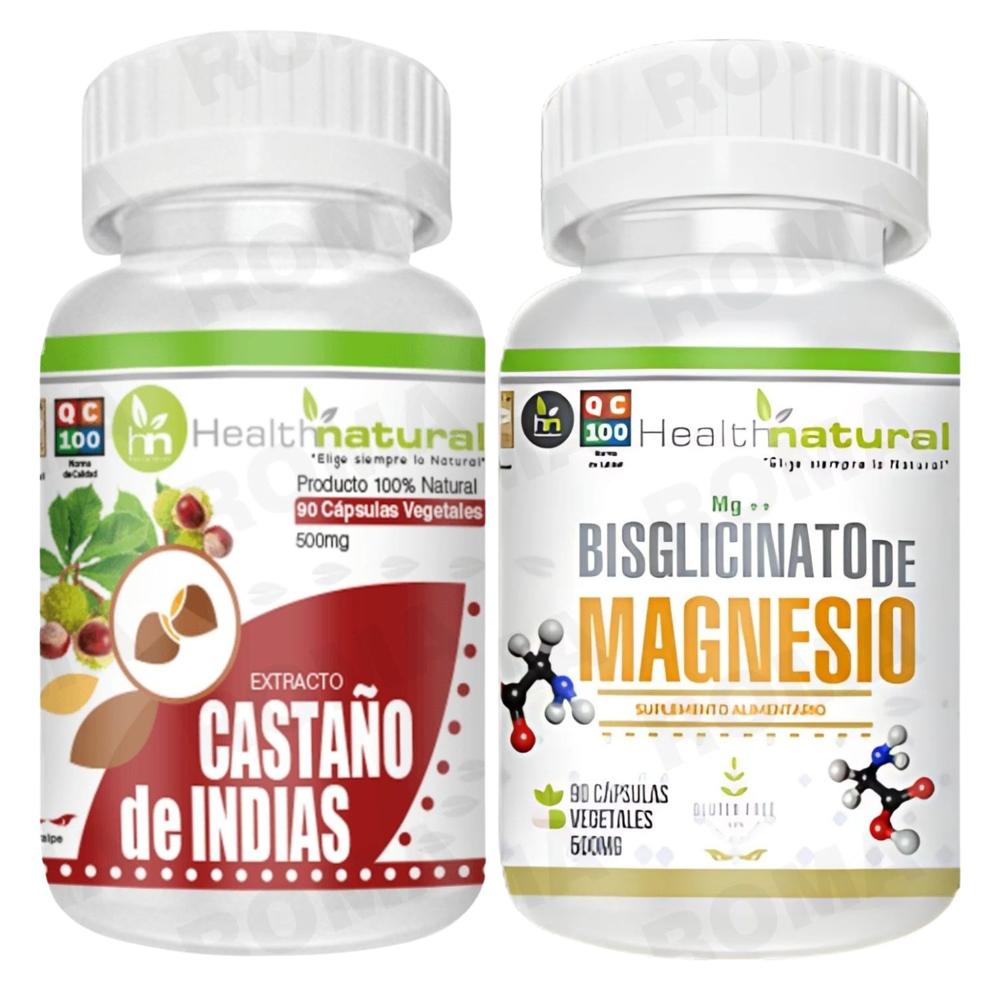 CASTAÑO DE INDIAS + BISGLICINATO DE MAGNESIO HEALTHNATURAL