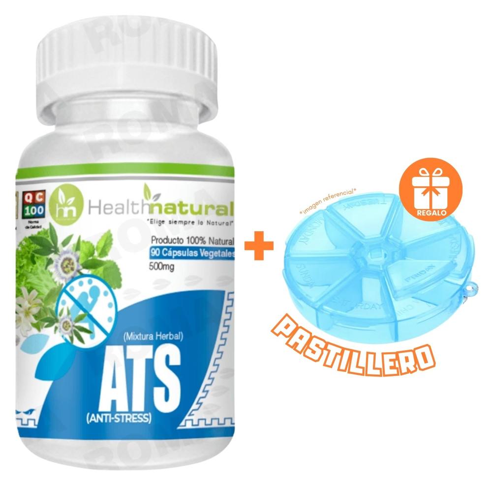 ANTI-STRES  (ATS) HEALTHNATURAL 500MG + REGALO PASTILLERO