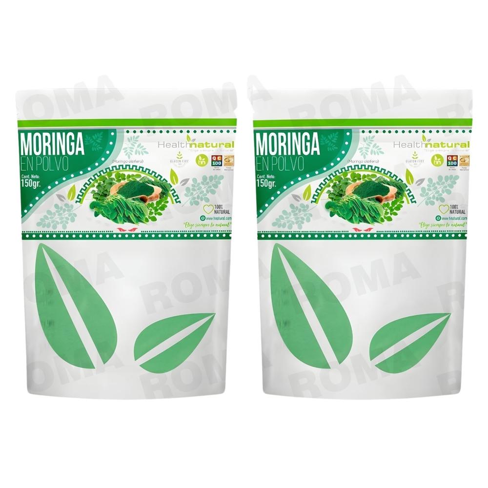 PACK 2 MORINGA EN POLVO 150G HEALTHNATURAL