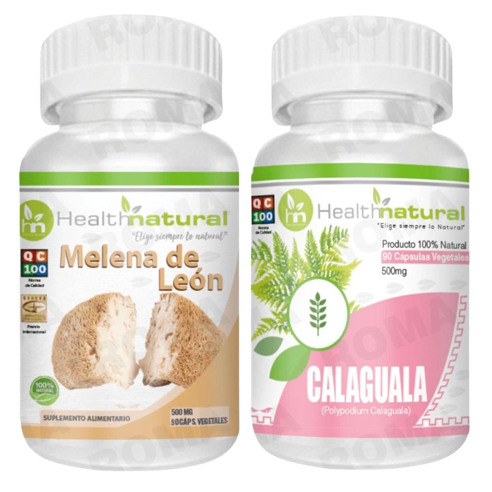 MELENA DE LEÓN HEALTHNATURAL 500MG + CALAGUALA HEALTHNATURAL 500MG