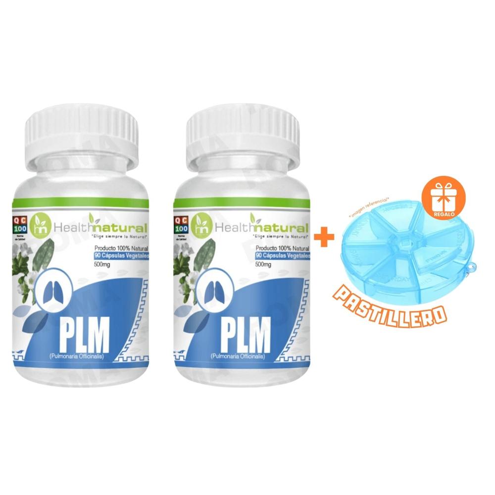 PACK 2 PLM(PULMONARIA) HEALTHNATURAL 1000MG + REGALO PASTILLERO