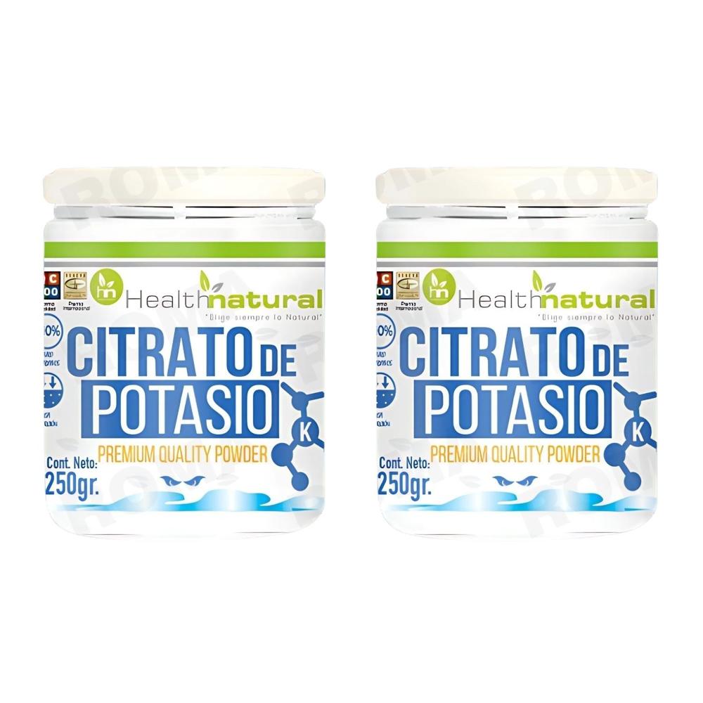 PACK 2 CITRATO DE POTASIO PREMIUM HEALTHNATURAL 500GR