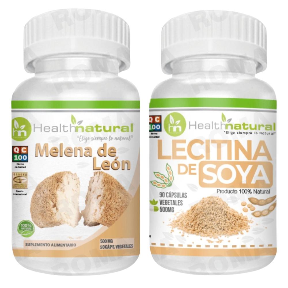 MELENA DE LEÓN HEALTHNATURAL + LECITINA DE SOYA HEALTHNATURAL