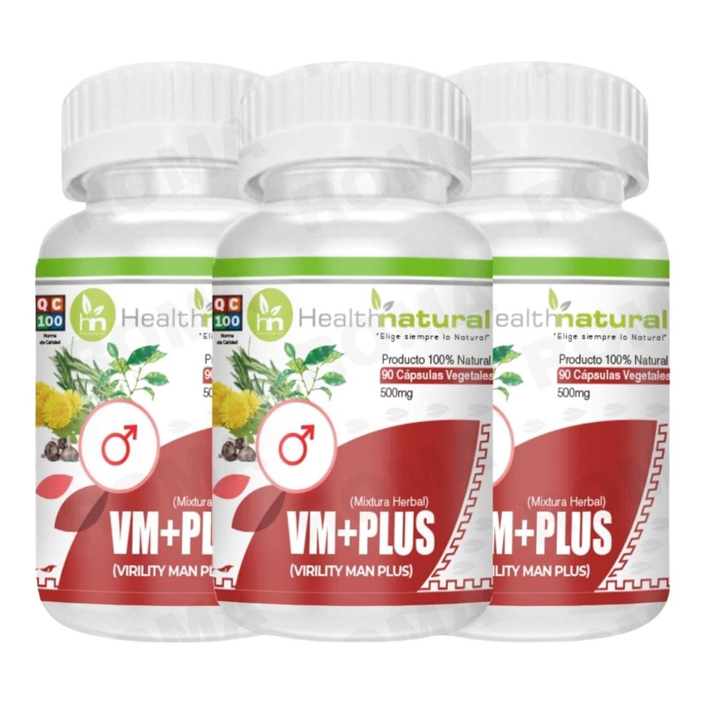 PACK 3 VM+(VIRILITY MAN PLUS) 1500MG