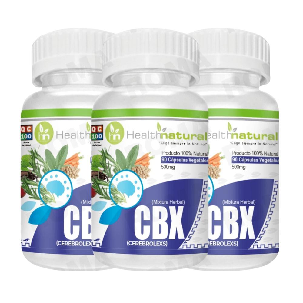PACK 3 CEREBROLEXS (CBX) HEALTHNATURAL 1500MG