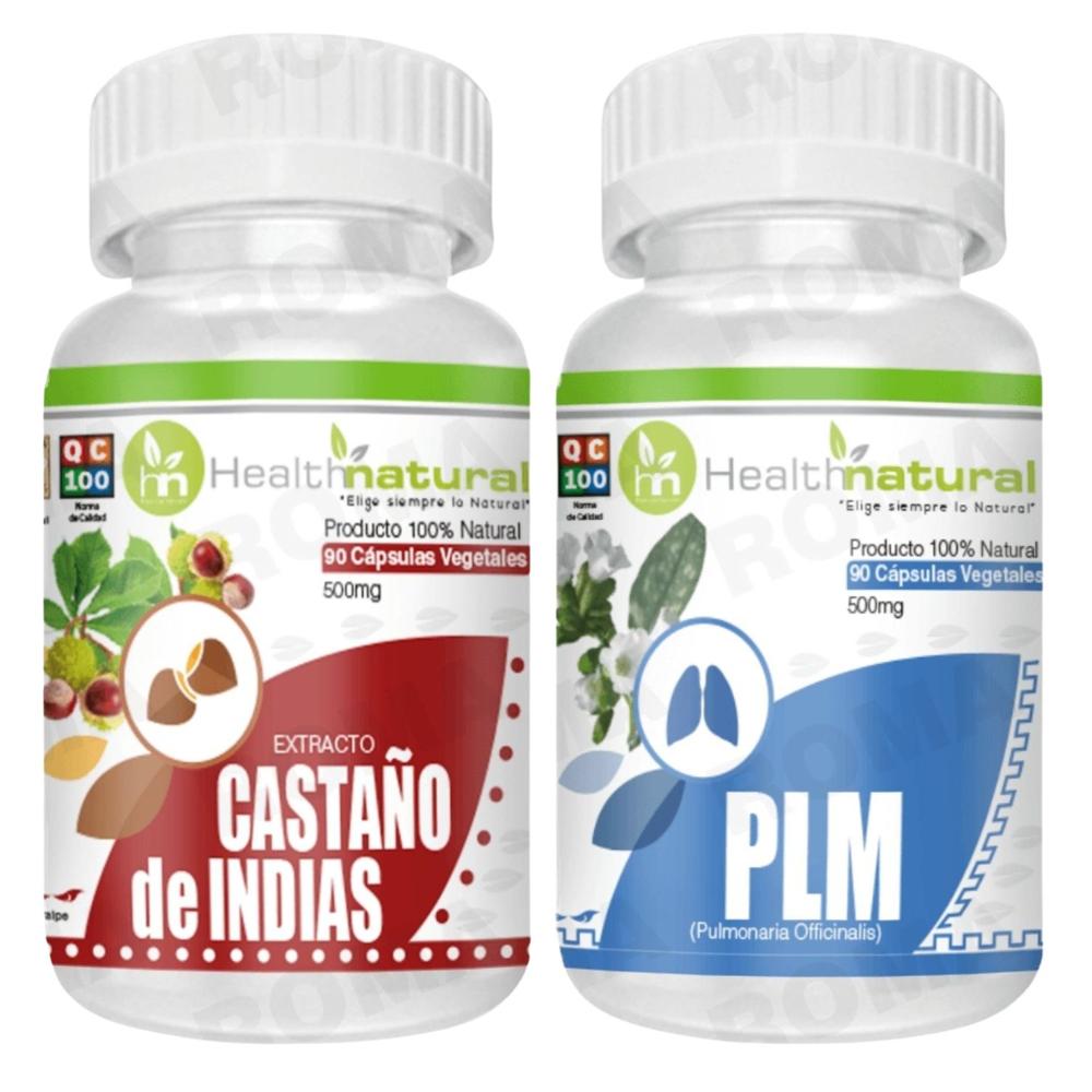 CASTAÑO DE INDIAS HEALTHNATURAL  + PLM(PULMONARIA) HEALTHNATURAL 500MG