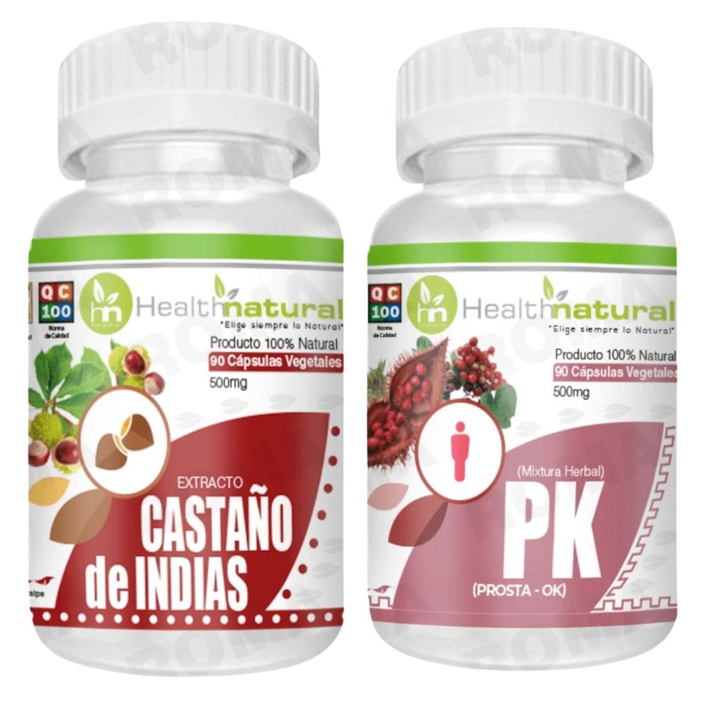 CASTAÑO DE INDIAS HEALTHNATURAL + PK(PROSTA-OK) HEALTHNATURAL 500MG