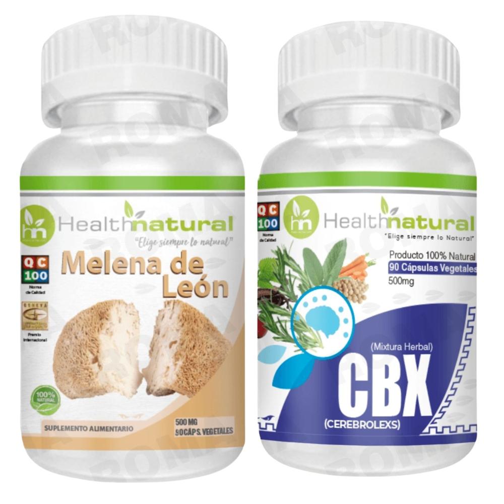 MELENA DE LEÓN HEALTHNATURAL + CBX(CEREBROLEXS) HEALTHNATURAL 500MG