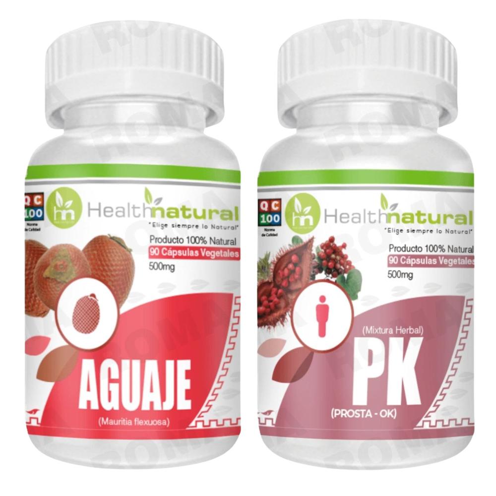 AGUAJE HEALTHNATURAL 500MG + PK(PROSTA-OK) HEALTHNATURAL 500MG
