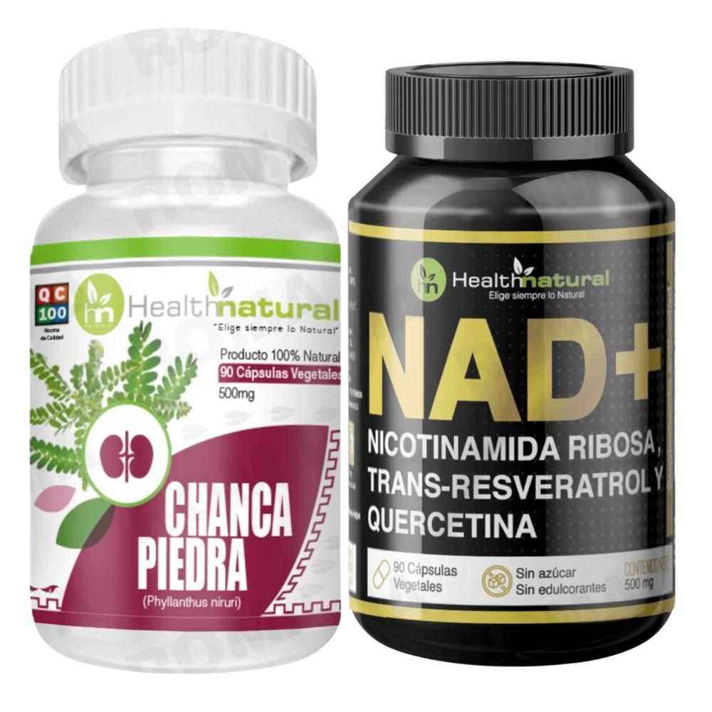 CHANCA PIEDRA HEALTHNATURAL 500MG + NAD+ HEALTHNATURAL 500MG