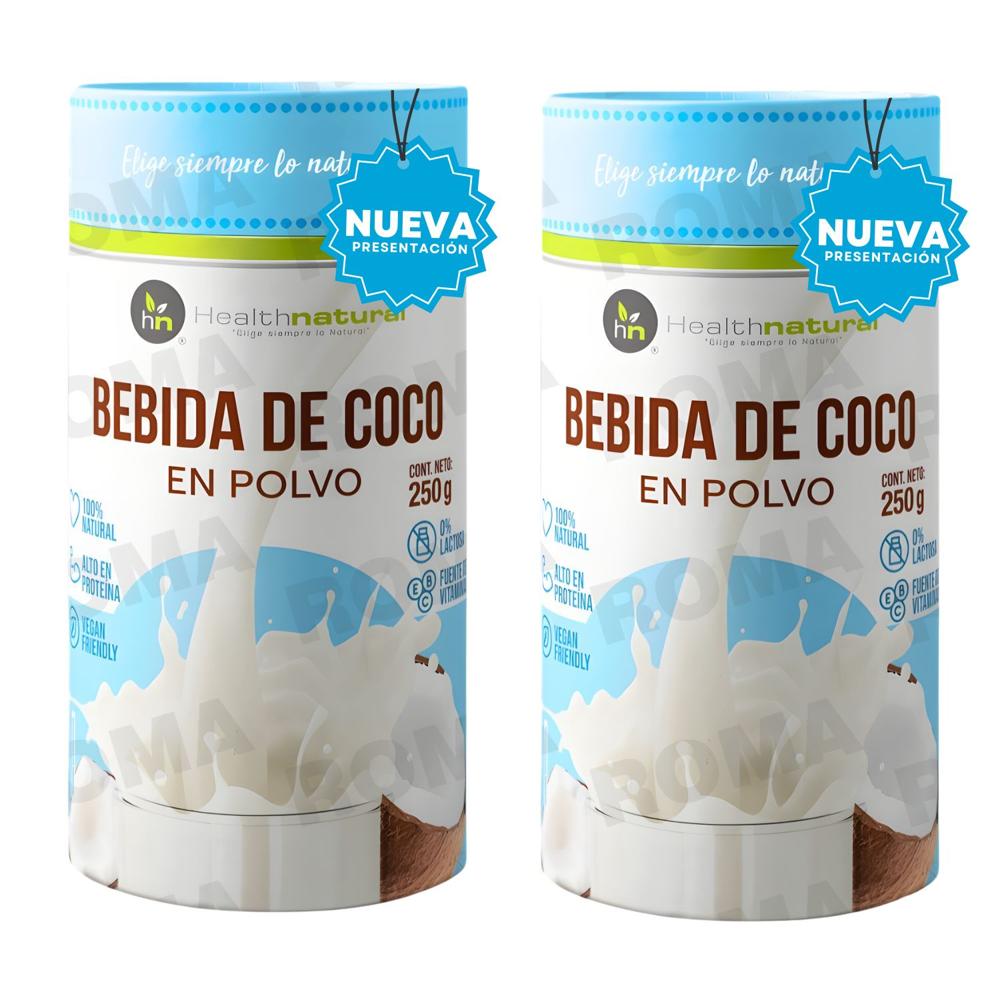PACK 2 BEBIDA DE COCO EN POLVO 250G HEALTHNATURAL