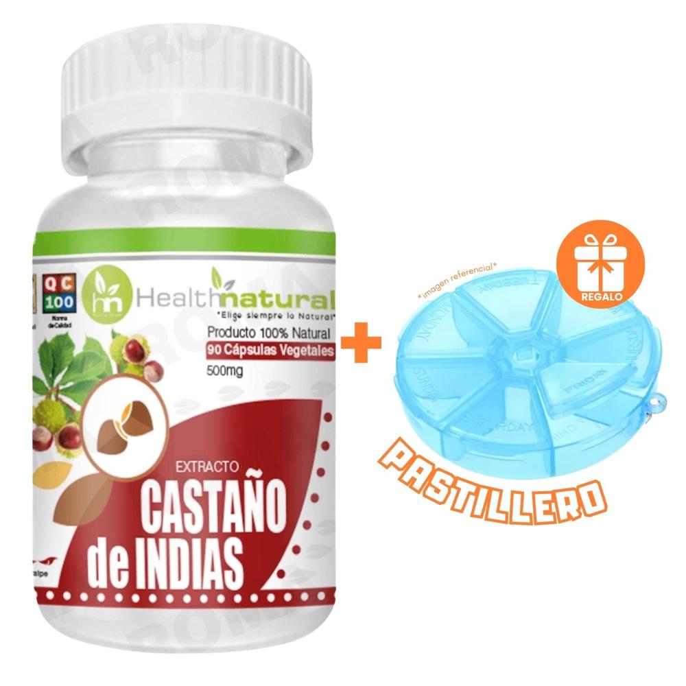 CASTAÑO DE INDIAS HEALTHNATURAL 500MG + REGALO PASTILLERO