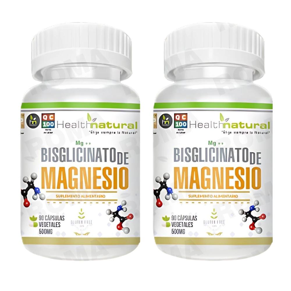 PACK 2 BISGLICINATO DE MAGNESIO HEALTHNATURAL 1000MG