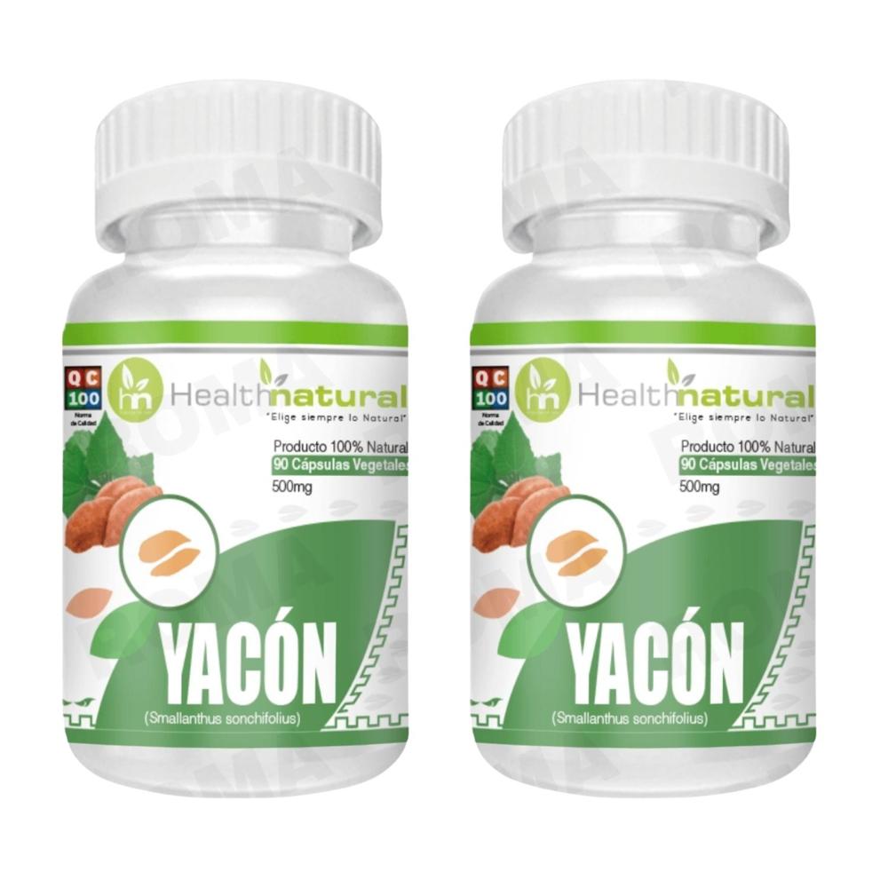 PACK 2 YACÓN HEALTHNATURAL 1000MG