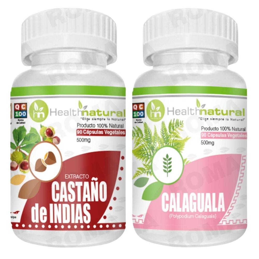 CASTAÑO DE INDIAS HEALTHNATURAL 500MG + CALAGUALA HEALTHNATURAL 500MG