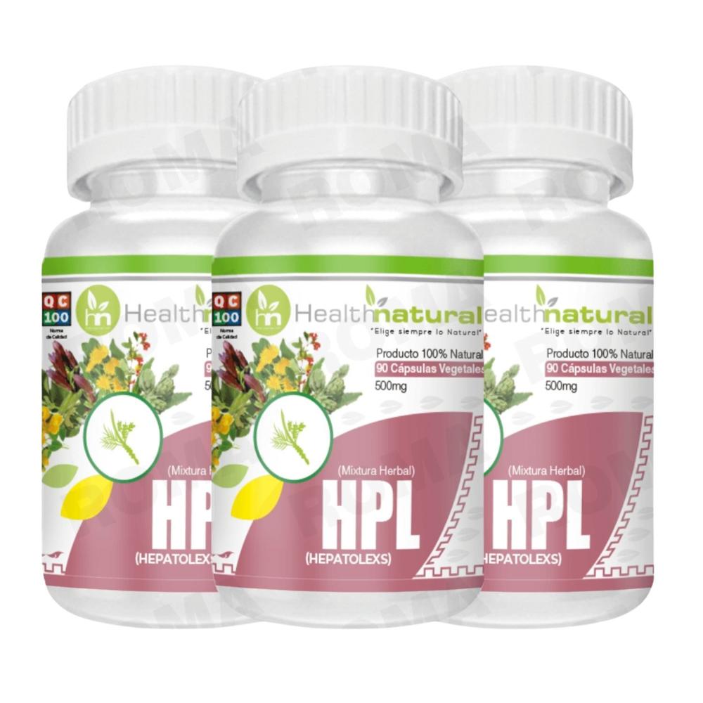PACK 3 HEPATOLEX (HPL) HEALTHNATURAL 1500MG