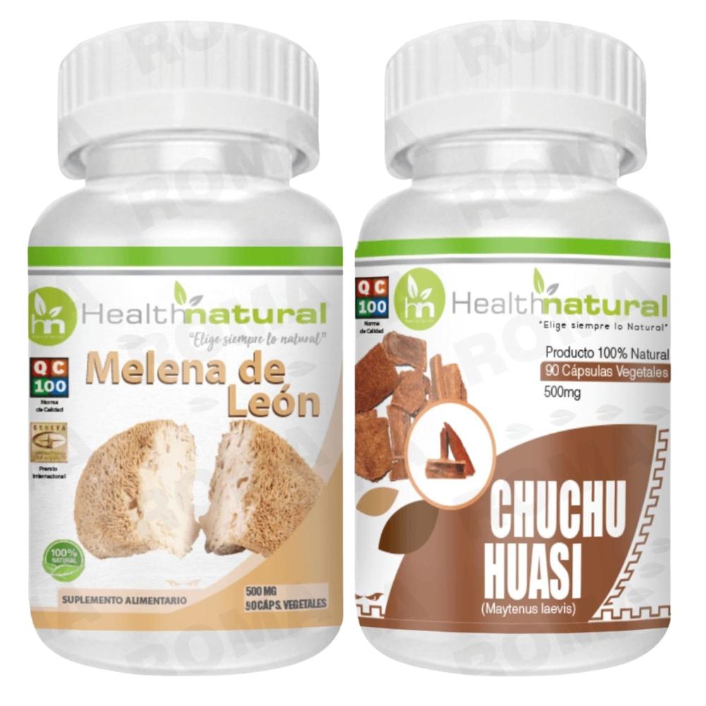 MELENA DE LEÓN HEALTHNATURAL 500MG + CHUCHUHUASI HEALTHNATURAL 500MG