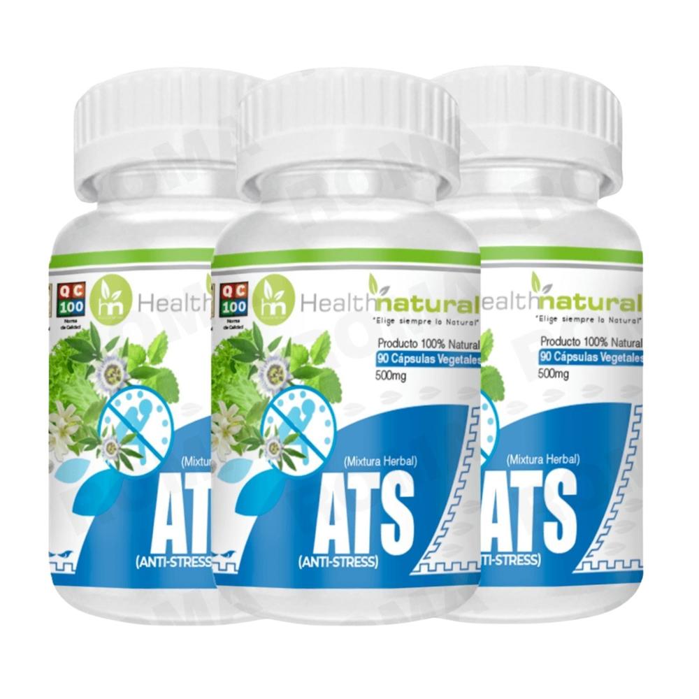 PACK 3 ANTI-STRES (ATS) HEALTHNATURAL 1500MG