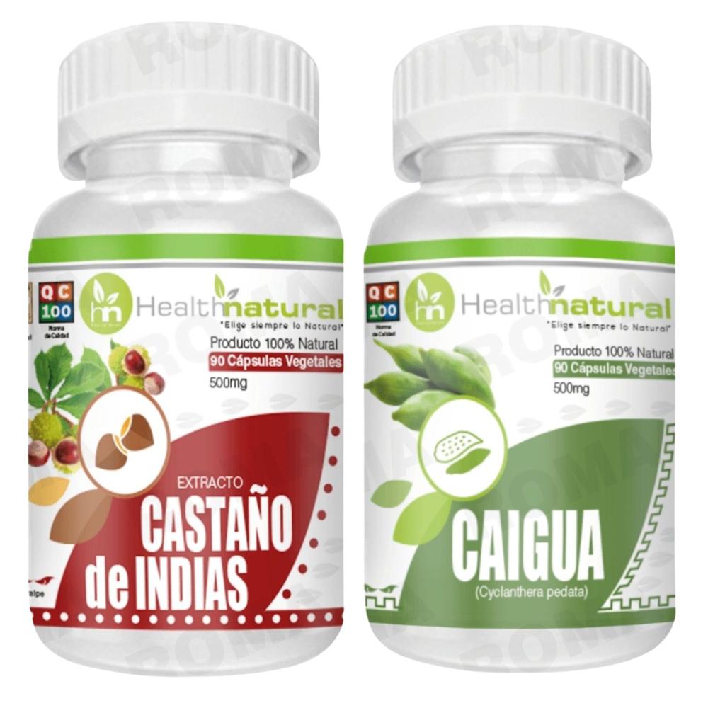 CASTAÑO DE INDIAS HEALTHNATURAL 500MG + CAIGUA HEALTHNATURAL 500MG