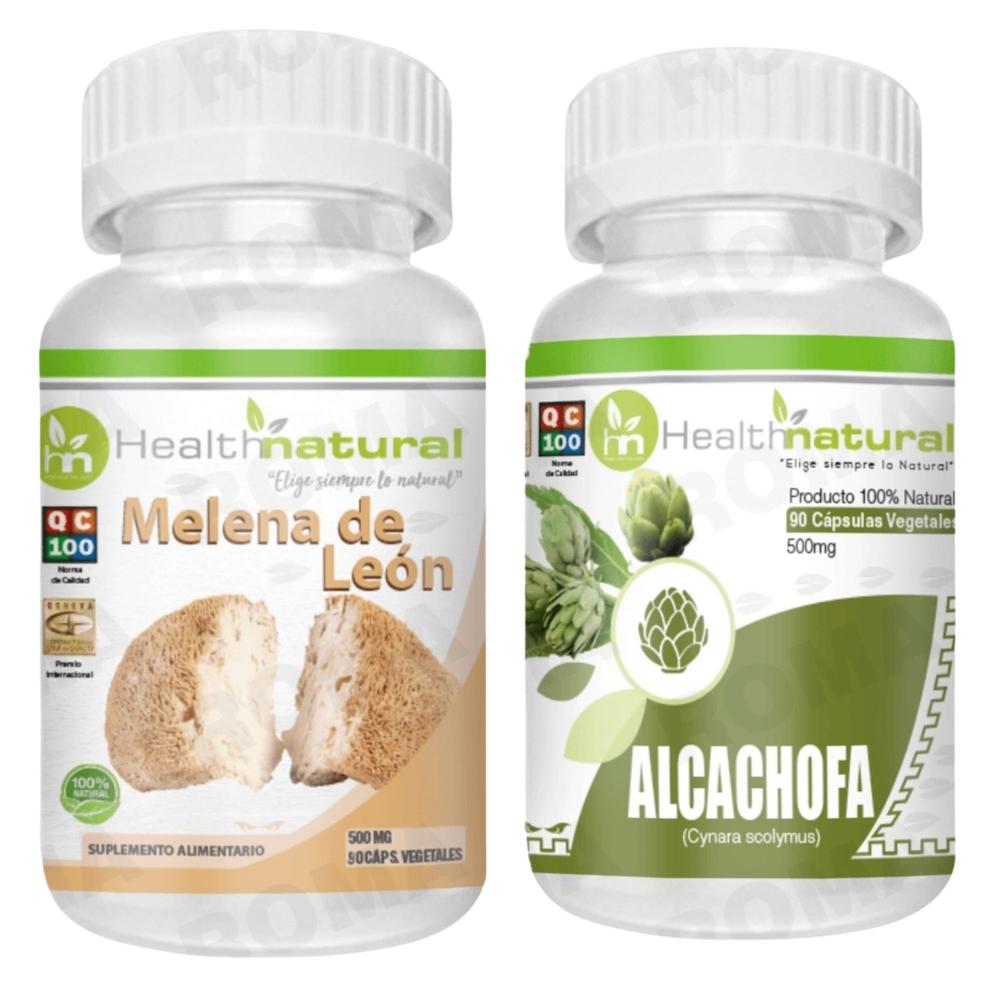 MELENA DE LEÓN HEALTHNATURAL 500MG + ALCACHOFA HEALTHNATURAL 500MG