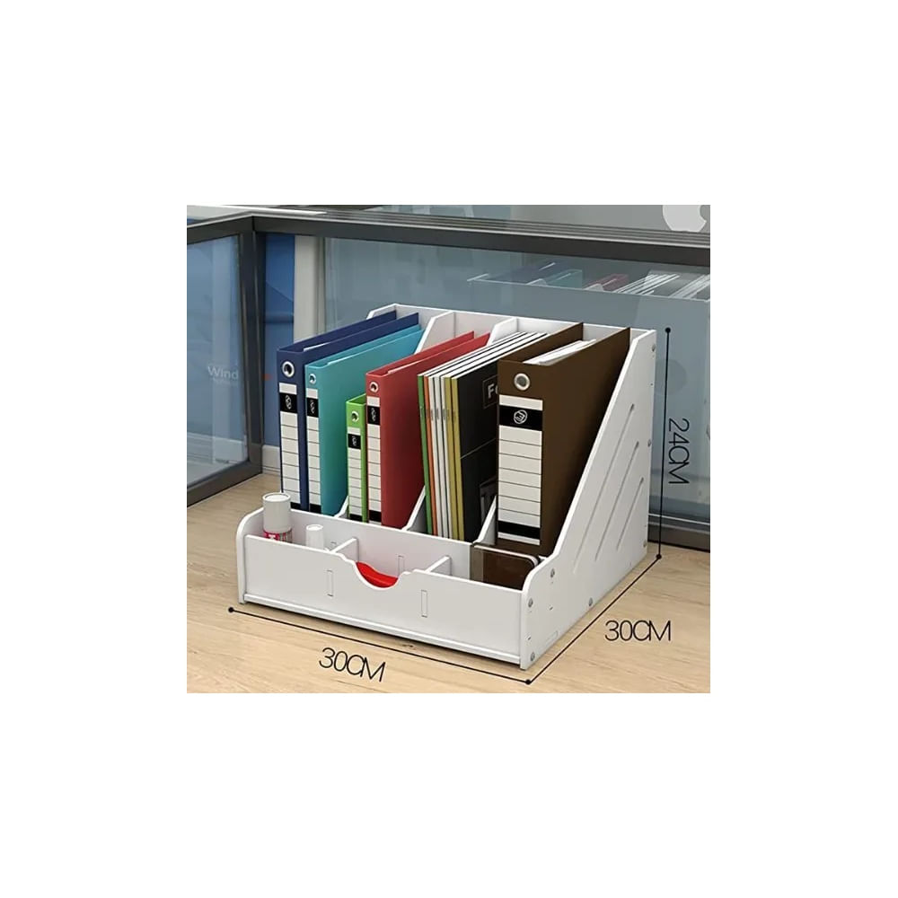Organizador de Escritorio para Cuadernos y Papelería
