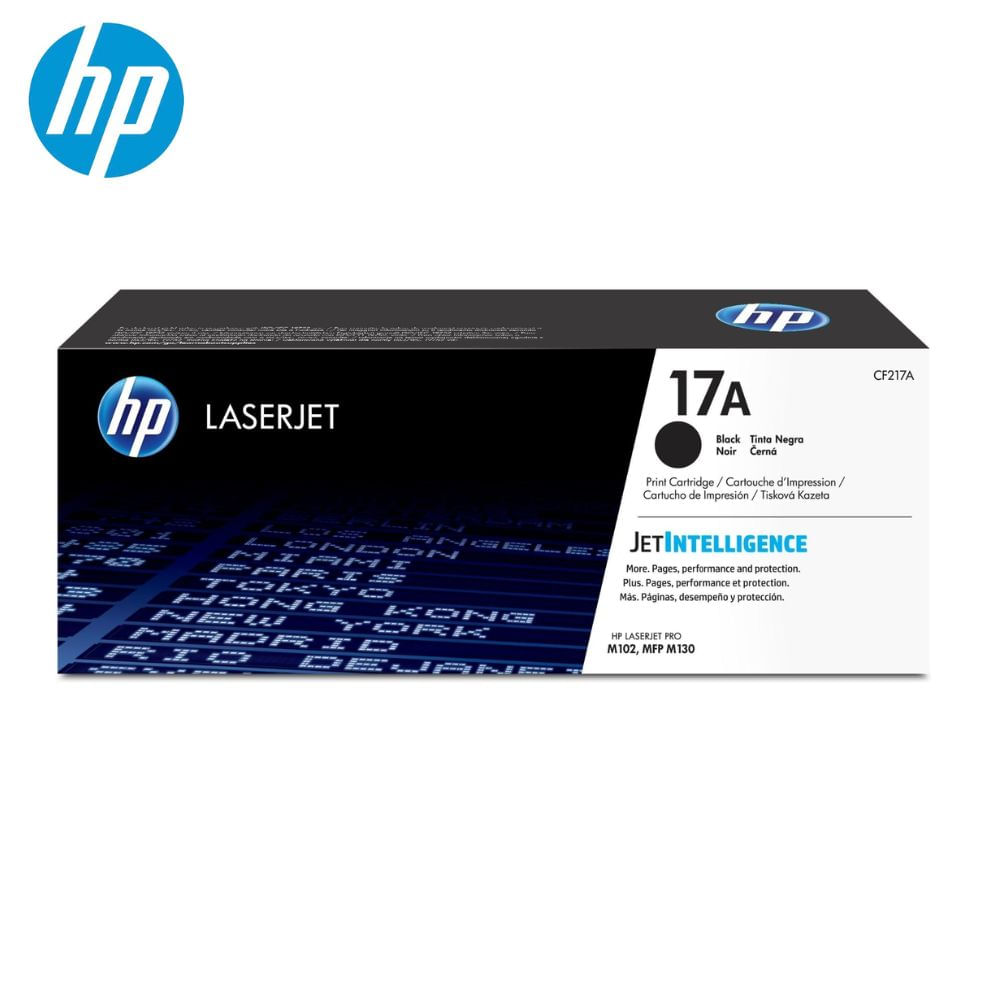 TONER HP 17A NEGRO CF217A LASERJET P1005 M102 M130 1600 PAGINAS ORIGINAL