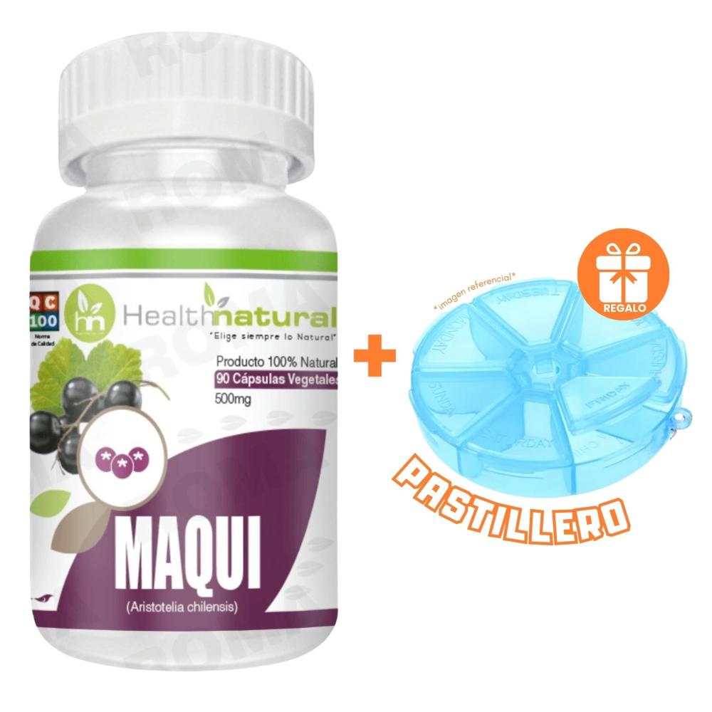 MAQUI HEALTHNATURAL 500MG + REGALO PASTILLERO