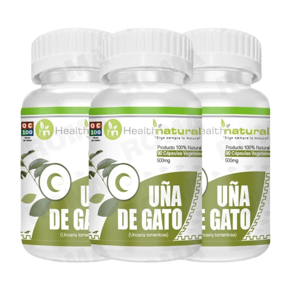 PACK 3 UÑA DE GATO HEALTHNATURAL 1500MG
