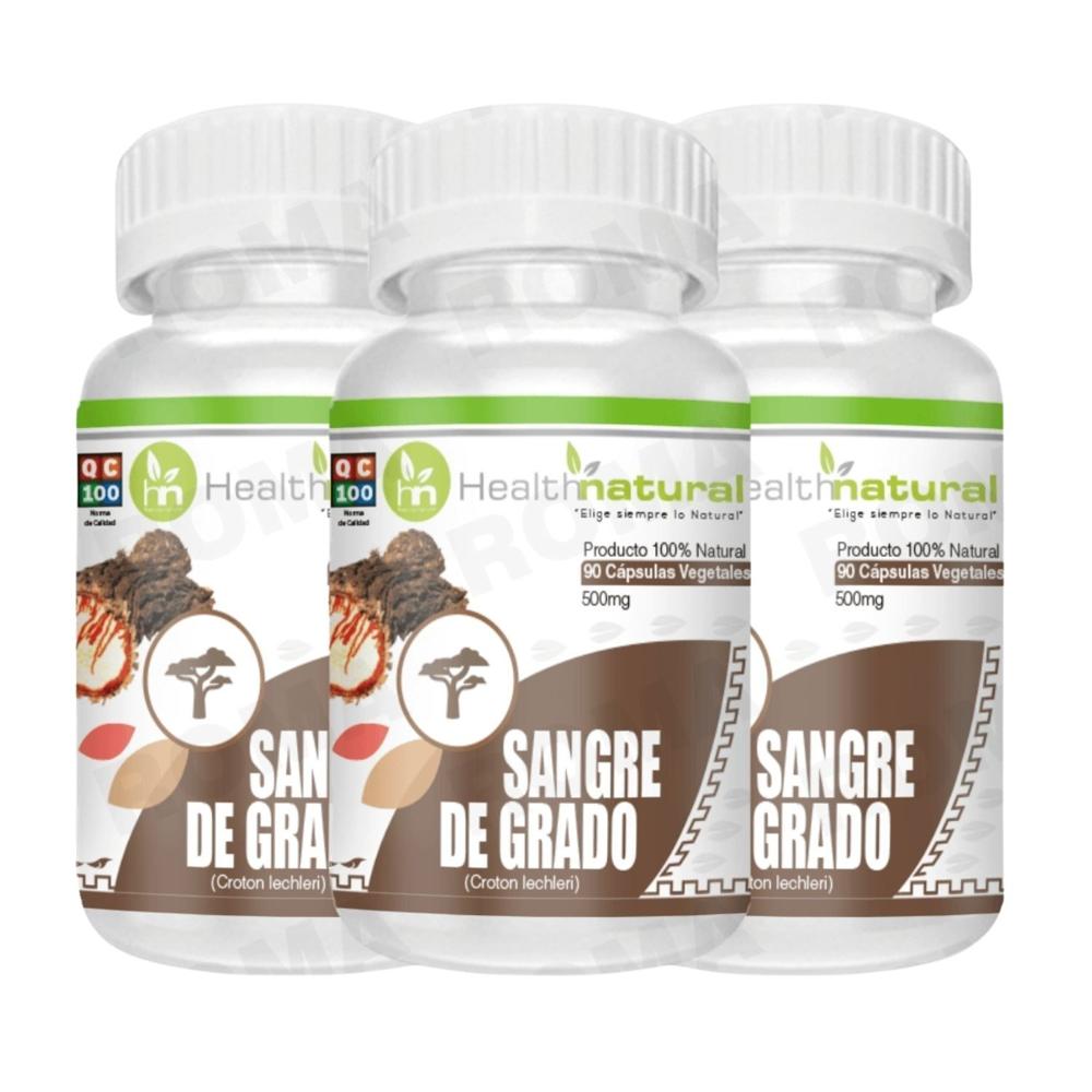 PACK 3 SANGRE DE GRADO HEALTHNATURAL 1500MG