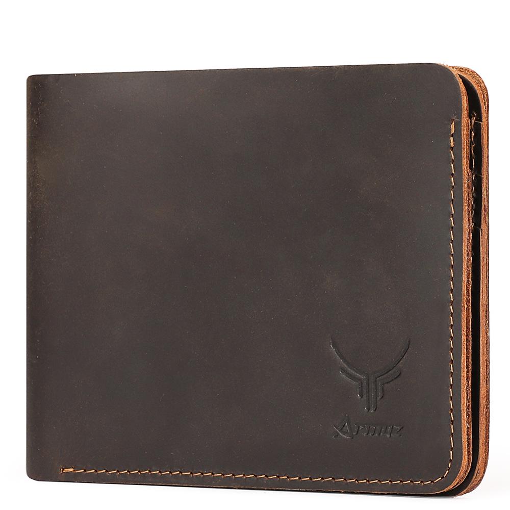 Billetera De Cuero Vacuno BP951 Estilo Retro