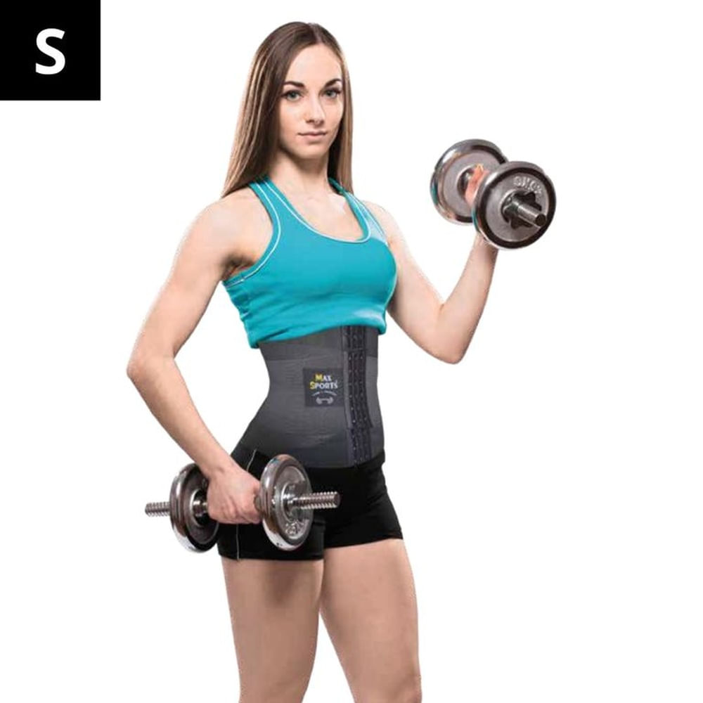 Faja Reloj de Arena con Broche Negro S  MAXSPORTS