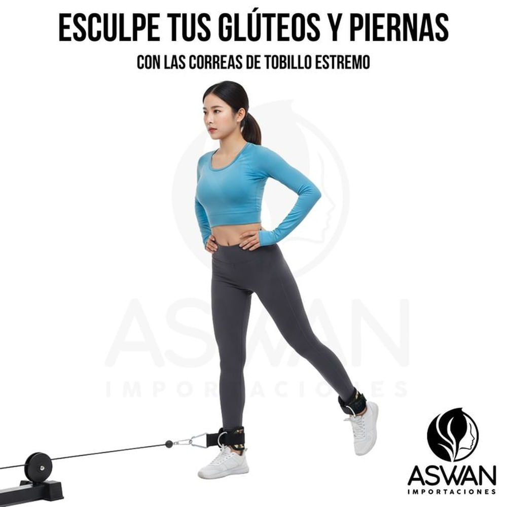 Tobilleras de Polea de Lona