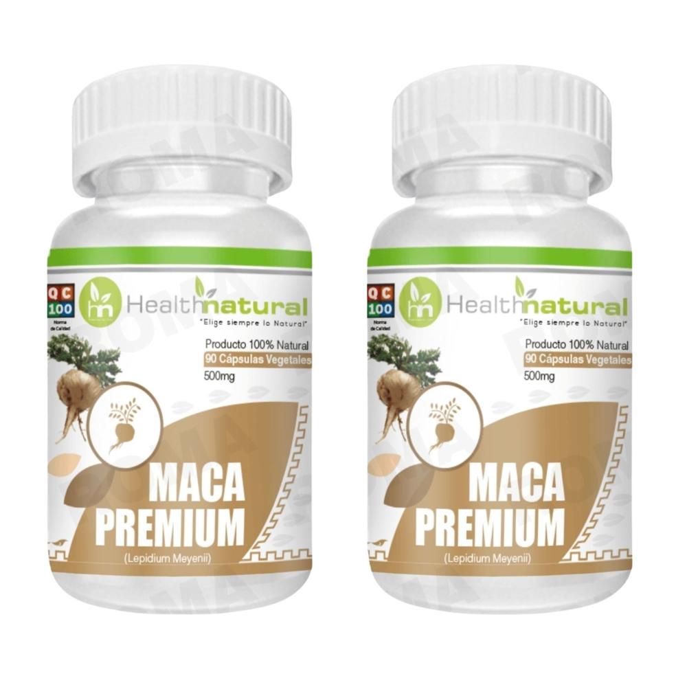 PACK 2 MACA PREMIUM HEALTHNATURAL 1000MG